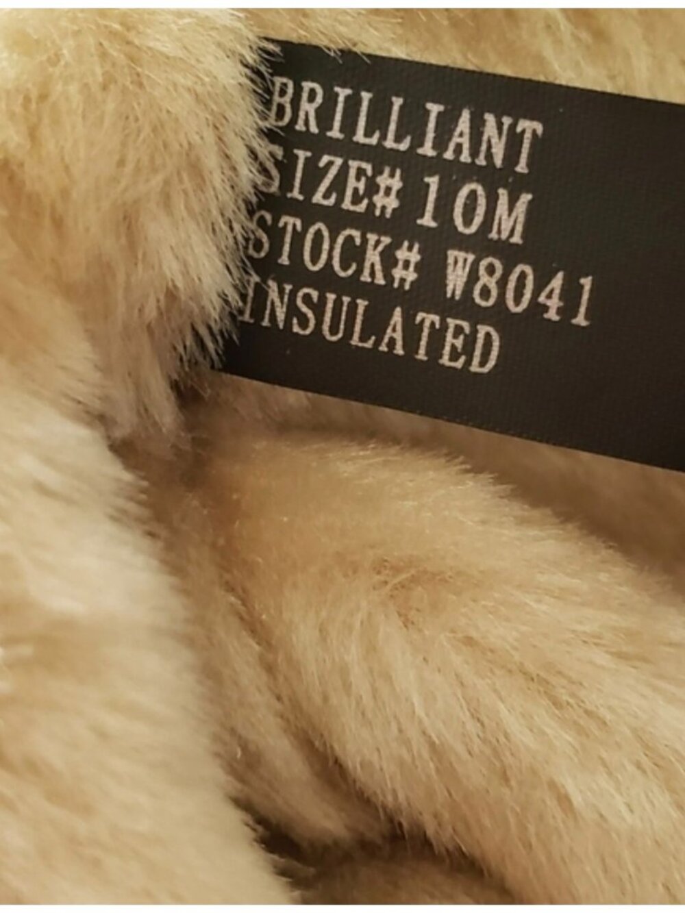 Beige Suede Waterproof Mid-Calf Boots With Embroidered Boho  Detail & Fur Lining - Picture 10 of 16